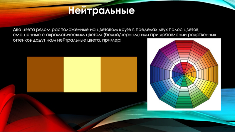 Сочетание цветов в презентациях