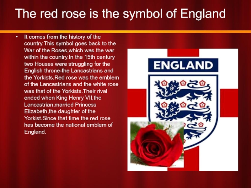 What is the symbol of england. Red Rose символ Англии. National symbols of England. Symbols of great Britain презентация. The symbols of the uk презентация.