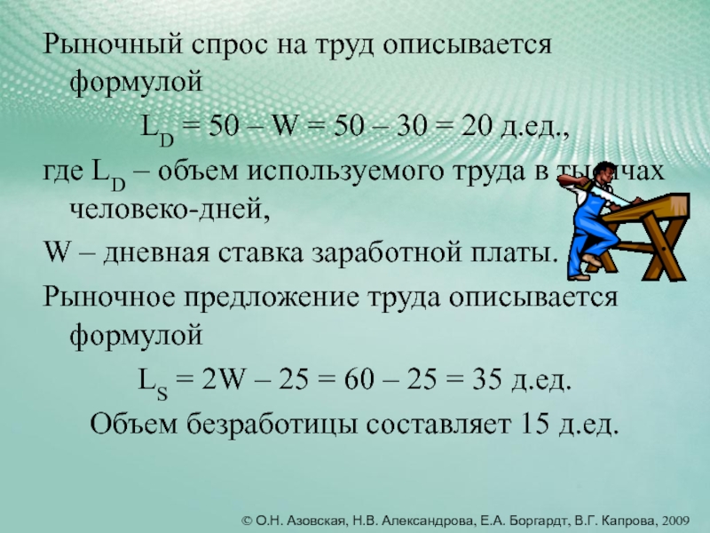 Рынок описывается уравнениями. Рыночный спрос на труд описывается формулой. Уравнение спроса на труд. Спрос на рынке труда формула. Объем спроса на труд формула.