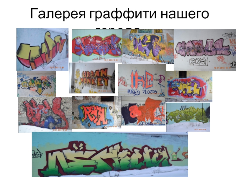 Галерея граффити нашего города
