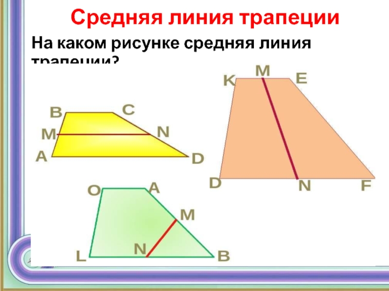 Высота трапеции рисунок