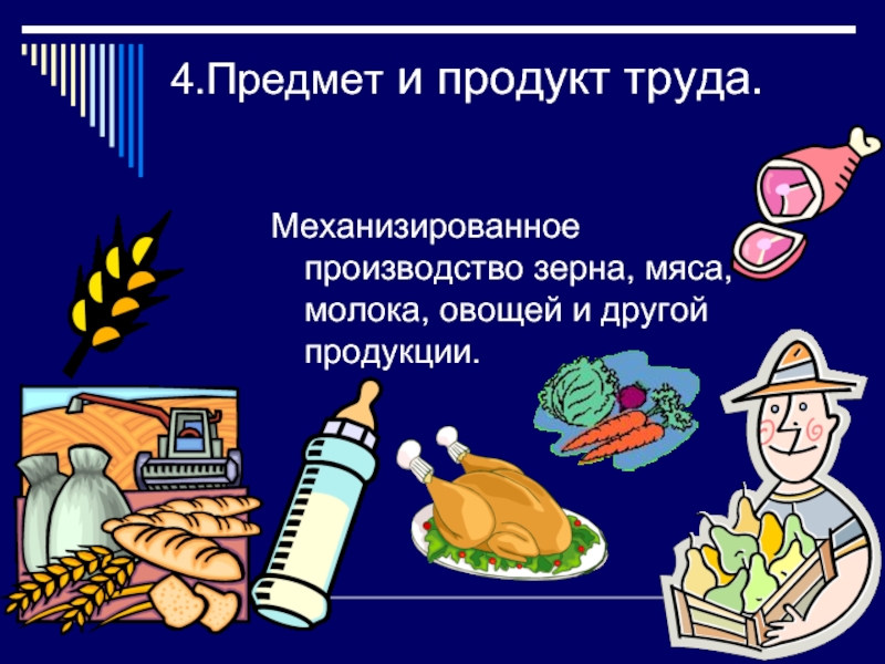 Пища труд. Продукт труда. Предмет труда и продукт труда. Примеры продуктов труда. Продукт труда презентация.