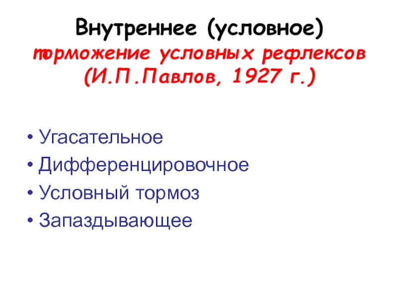 Внутреннее условное. Запаздывающий условный рефлекс. Внутреннее торможение по и.п. Павлову бывает. Рефлекс рабства по и.п.Павлову.