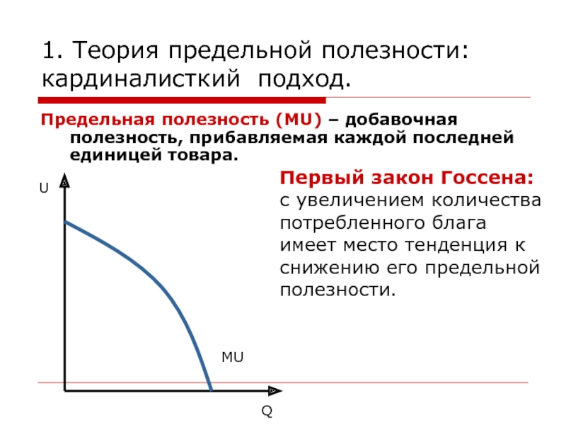 Теория предельной. Полезность блага. Закон убывающей предельной полезности. Закон убывающей предельной полезности Микроэкономика. Теория предельной полезности Госсена. Первый закон Госсена закон убывающей предельной полезности это.