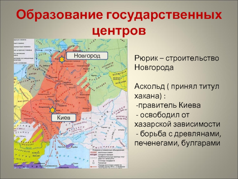 Объединение новгорода. Объединение Новгорода и Киева в Киевскую Русь. Два центра древнерусского государства карта. 882 Образование древнерусского государства. Новгород образование древнерусского государства и Киев центры.