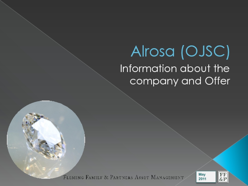 Презентация Alrosa (OJSC)