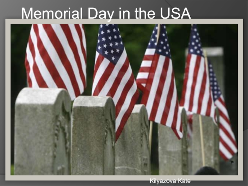 Презентация Memorial Day in the USA