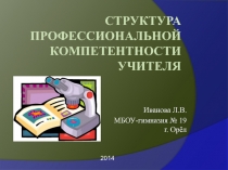 Структура профессиональной компетентности учителя