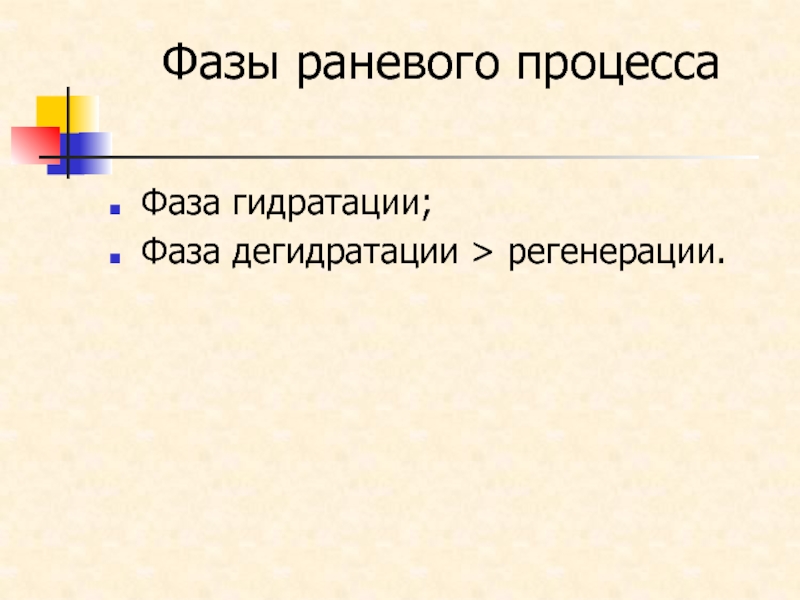 Гидратация дегидратация. Фаза дегидратации раневого процесса. Фазы течения раневого процесса гидратация. Фаза гидратации и дегидратации. Фаза регенерации (дегидратации) – это.