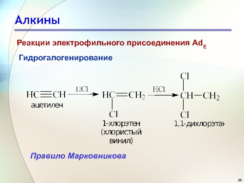 Правило марковникова стирол