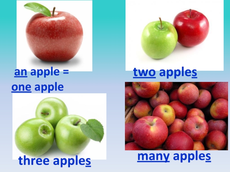 Apple one. A Apple или an Apple. One Apple two Apples. One Apple two Apples three Apples. An Apple Apples перевод на русский.