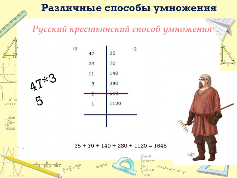 Простые способы умножения