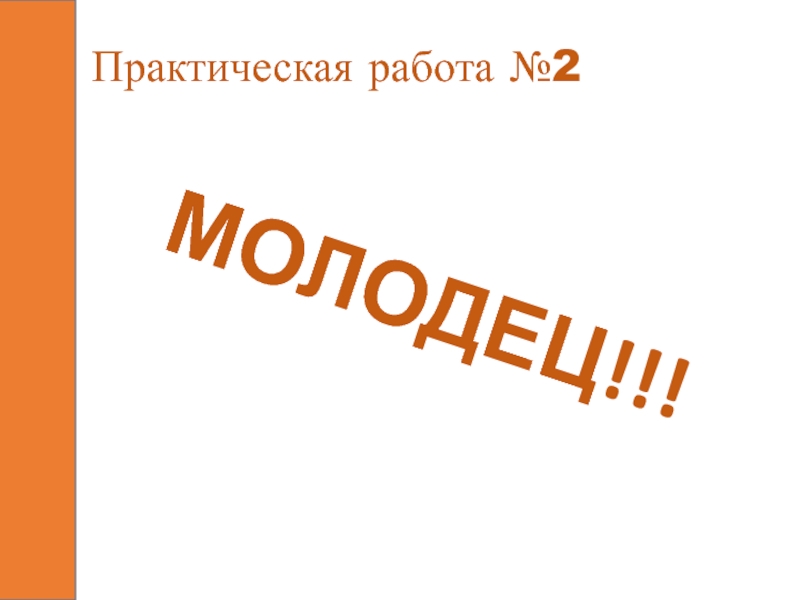 Практическая работа №2МОЛОДЕЦ!!!