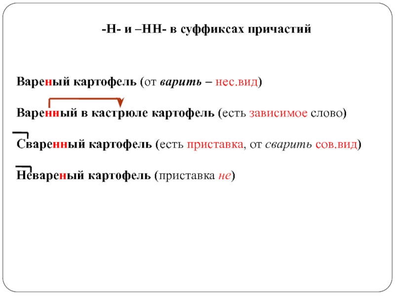 Вареные как пишется. Вареный Причастие. Вареного картофеля Причастие?. Вареный картофель как пишется. Причастие от слова варёные.