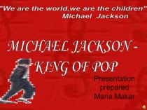 MICHAEL JACKSON - KING OF POP