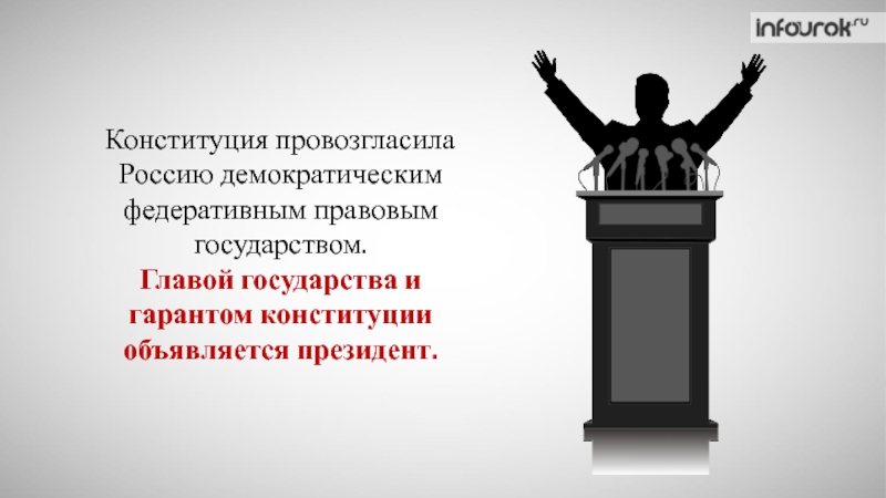 В конституции государства z провозглашено что государство z демократическая федеративная презентация