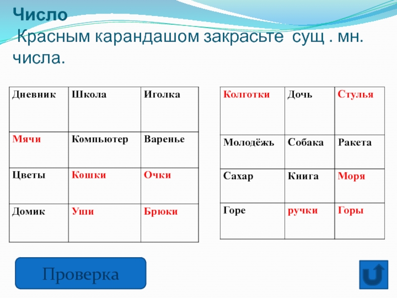 Количество красный