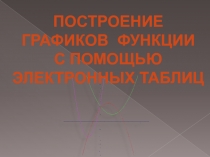 Построение графиков зависимостей между величинами 11 класс