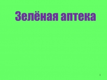 Зеленая аптека