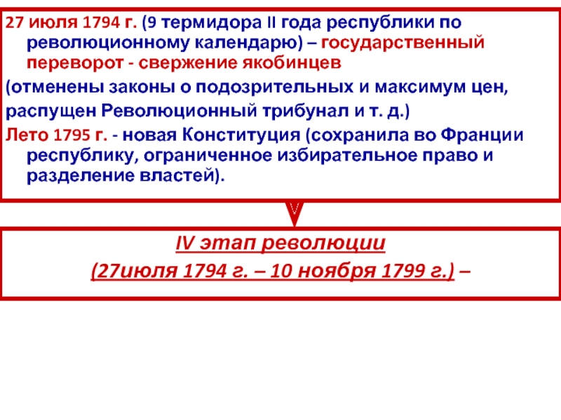 Какие изменения произошли в государствах 1789 1799. 27 Июля 1794 г. (9 Термидора II года Республики. Переворот 9 Термидора 27 июля 1794-года. 27 Июля 1794 год 9 Термидора 2 года Республики. 27 Июля 1794 года во Франции произошло.