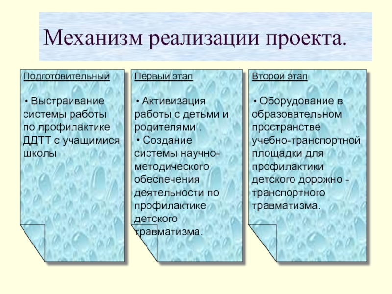 Механизм реализации социального проекта