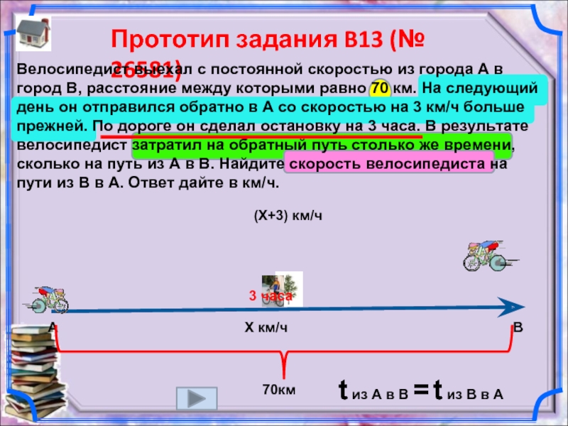 Велосипед выехал из дома и через некоторое время вернулся назад на рисунке 2 изображен график