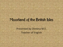 Moorland of the British Isles 8 класс