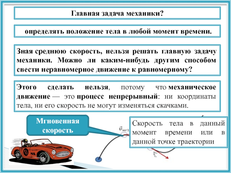 Основная задача состоит в