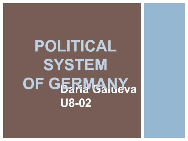 Political system of Germany
