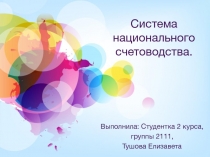 Система национального счетоводства