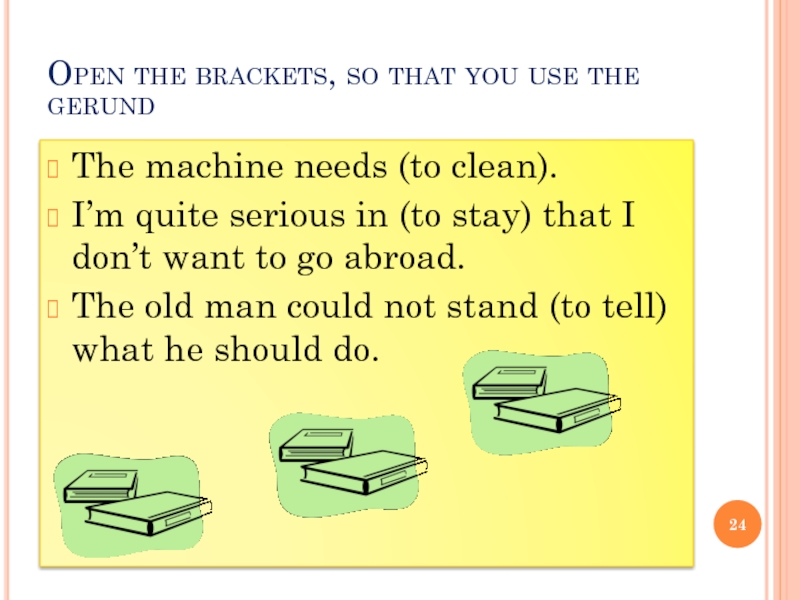 Non finite forms of the verb презентация