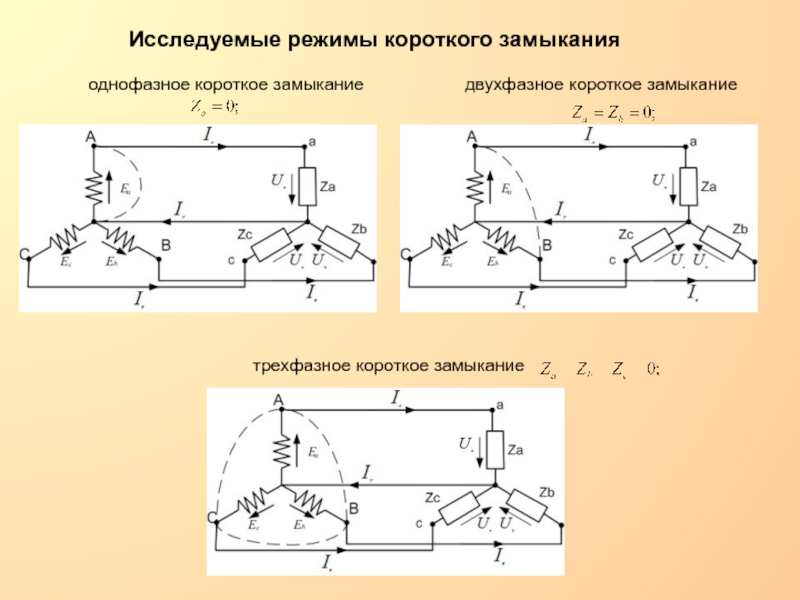 Укажите схемы в которых допущено короткое замыкание