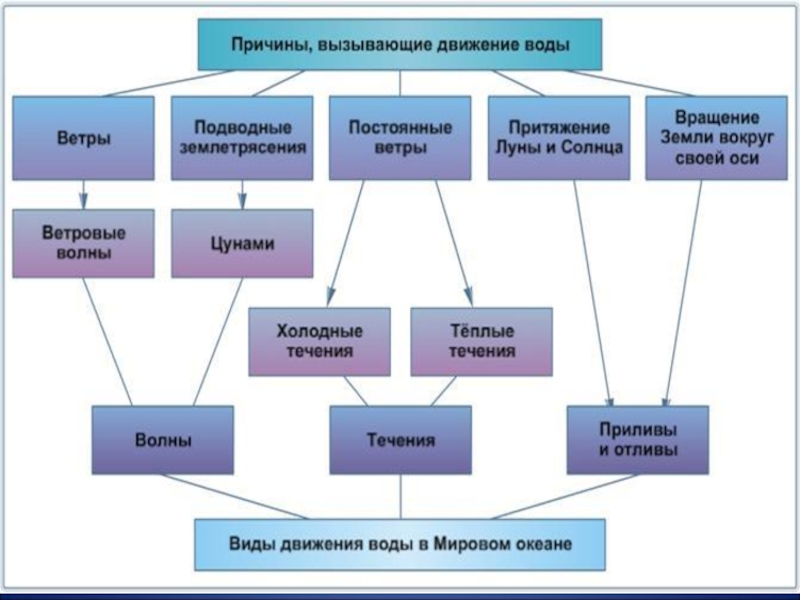 Воды мирового океана 6 класс география презентация