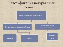 Классификация натуральных волокон 6 класс