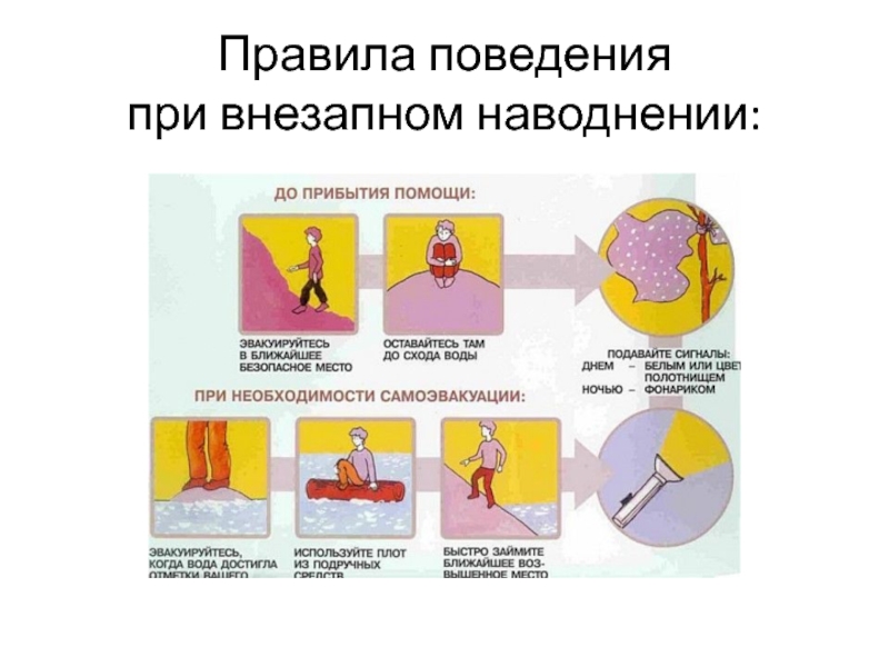 Действия при наводнении картинки