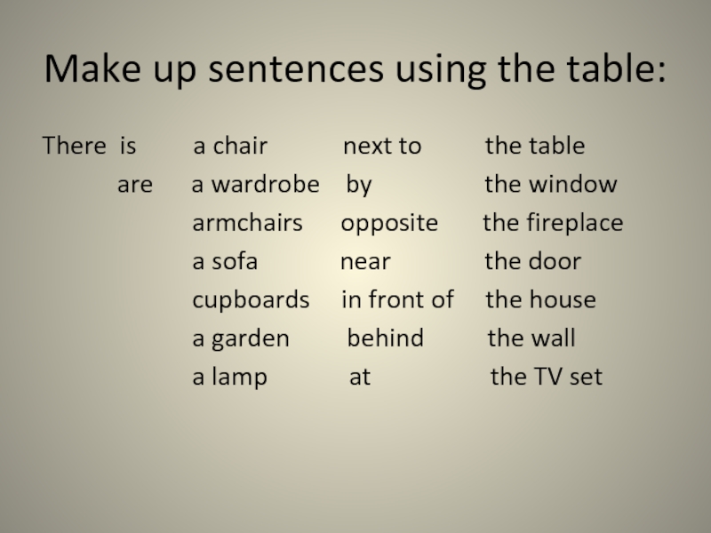 Complete the table use the words. Sentences таблица. Make sentences 4 класс. There is there are таблица. Make sentences 3 класс.