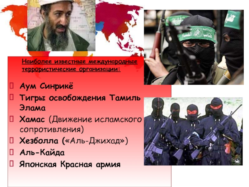 Политические террористические организации