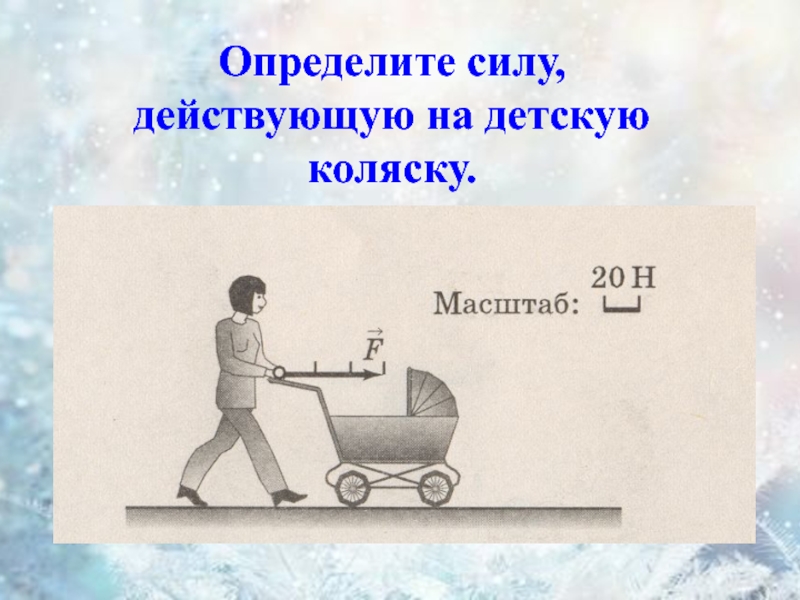 Сила действующая. Определите силу, действующую на детскую коляску.. Сила, действующая на санки. Определить все силы действующие на санки и человека. Укажите силы, действующие на санки с ребенком.