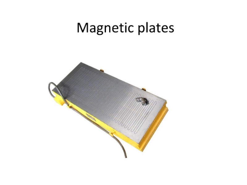 Magnetic plates