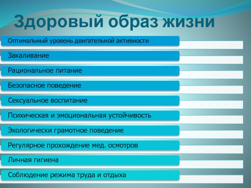 Оптимальная жизнь. Здоровый образ жизни оптимальный уровень двигательной активности. Статистика соблюдения гигиены.