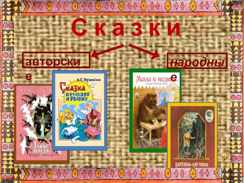 Какая сказка авторская. Русские народные и авторские сказки. Народные сказки и авторские сказки. Народные сказки названия. Название авторских сказок.