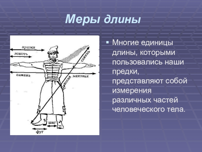 Какая мера длины изображена на рисунке