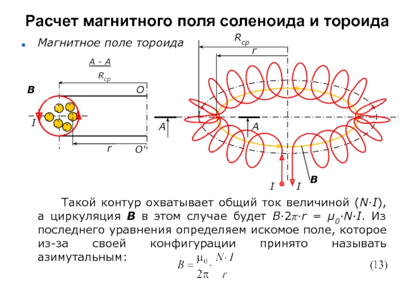 Рассчитайте магнитный