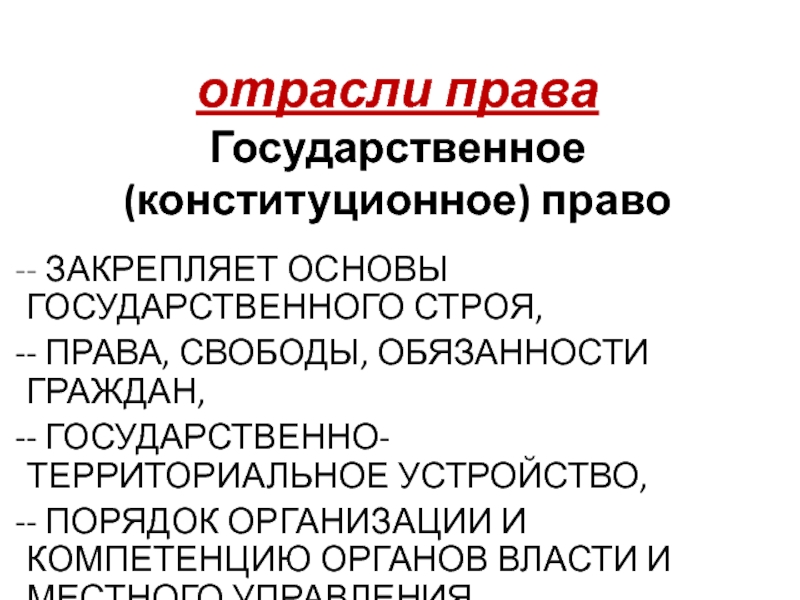 Закрепляет основы. Отрасли права основы конституционного строя. Отрасли права основы конституционного строя территориальное. Отрасли права основы конститу. Основы отрасли конституционного права.