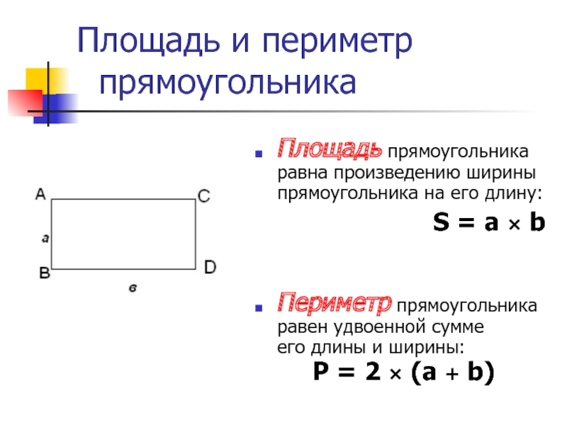 Где длина и ширина прямоугольника рисунок