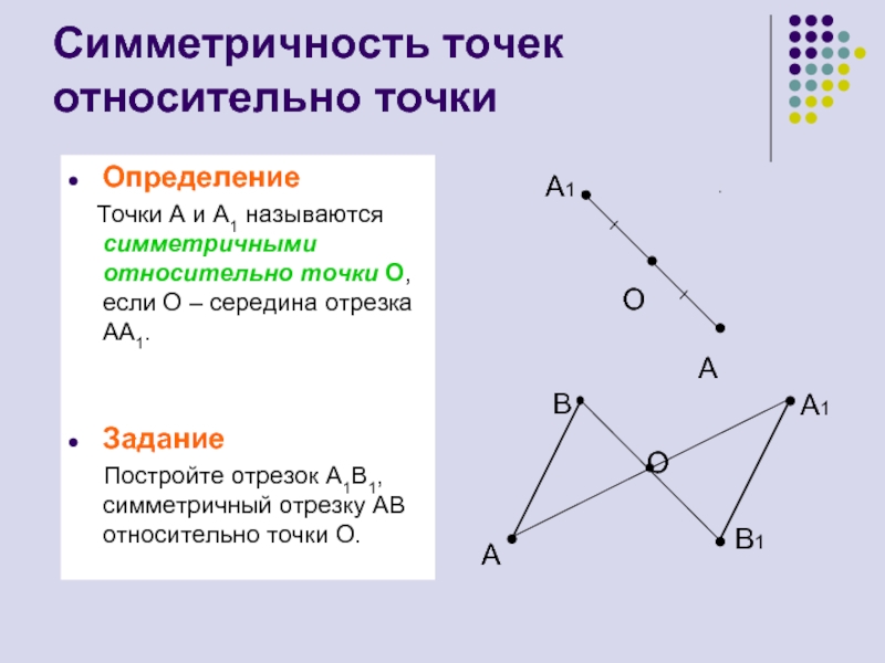 Осевая и центральная симметрия презентация