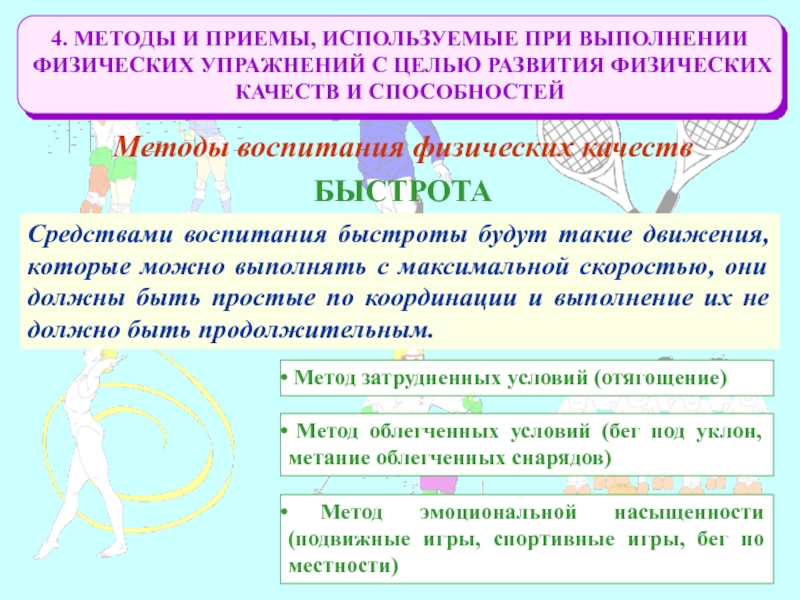 Воспитание быстроты. Методы воспитания физических качеств. Методы развития физических качеств и способностей. Метод развития физических качеств и способностей. Физические качества и методика их развития.