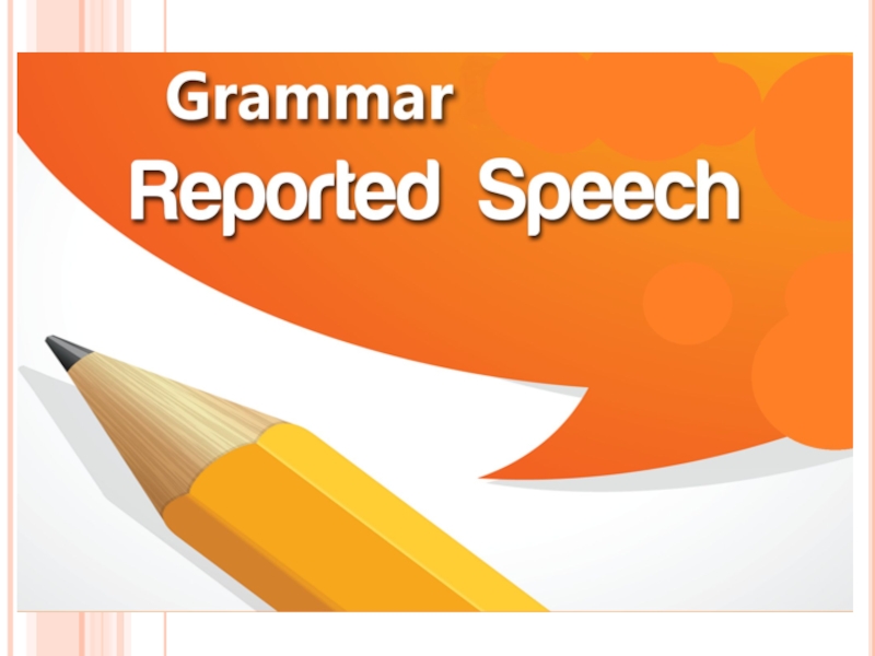 reported speech rule