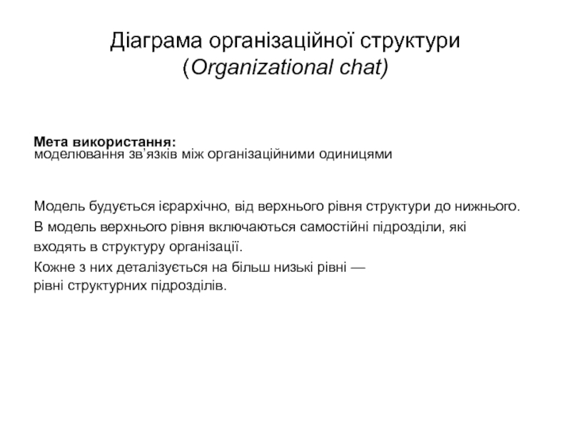 Презентация Організаційна структура