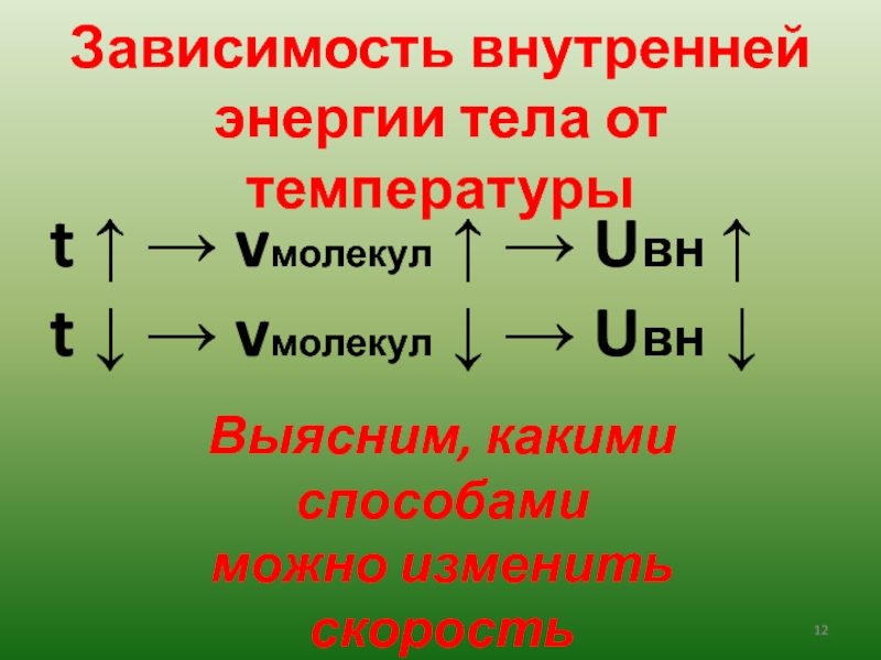 Внутреннюю энергию тела можно изменить. Каким способом можно изменить внутреннюю энергию тела. Зависимость внутренней энергии. Как можно изменить внутреннюю энергию тела. Зависимость внутренней энергии от температуры.